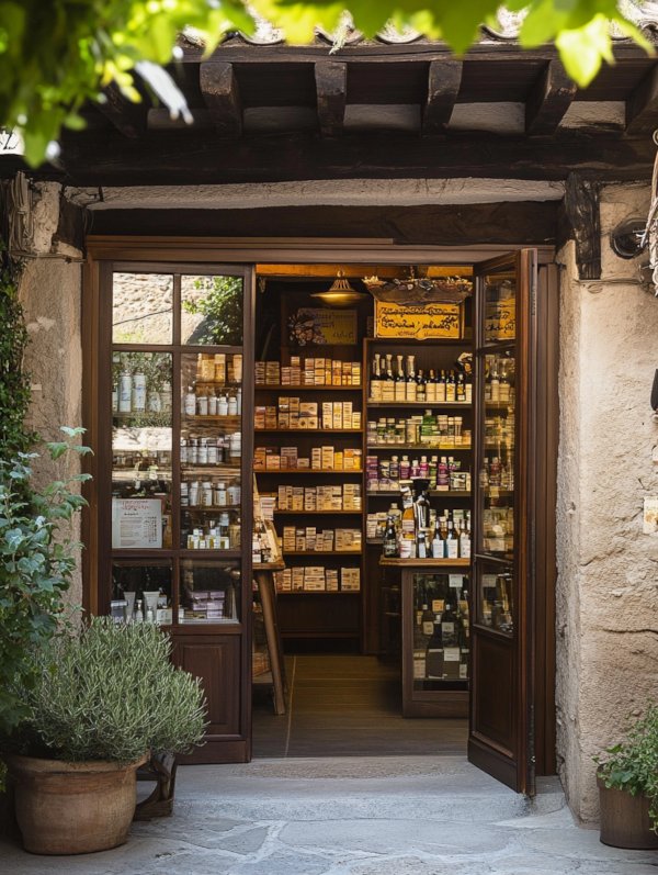 small town pharmacy in Spain